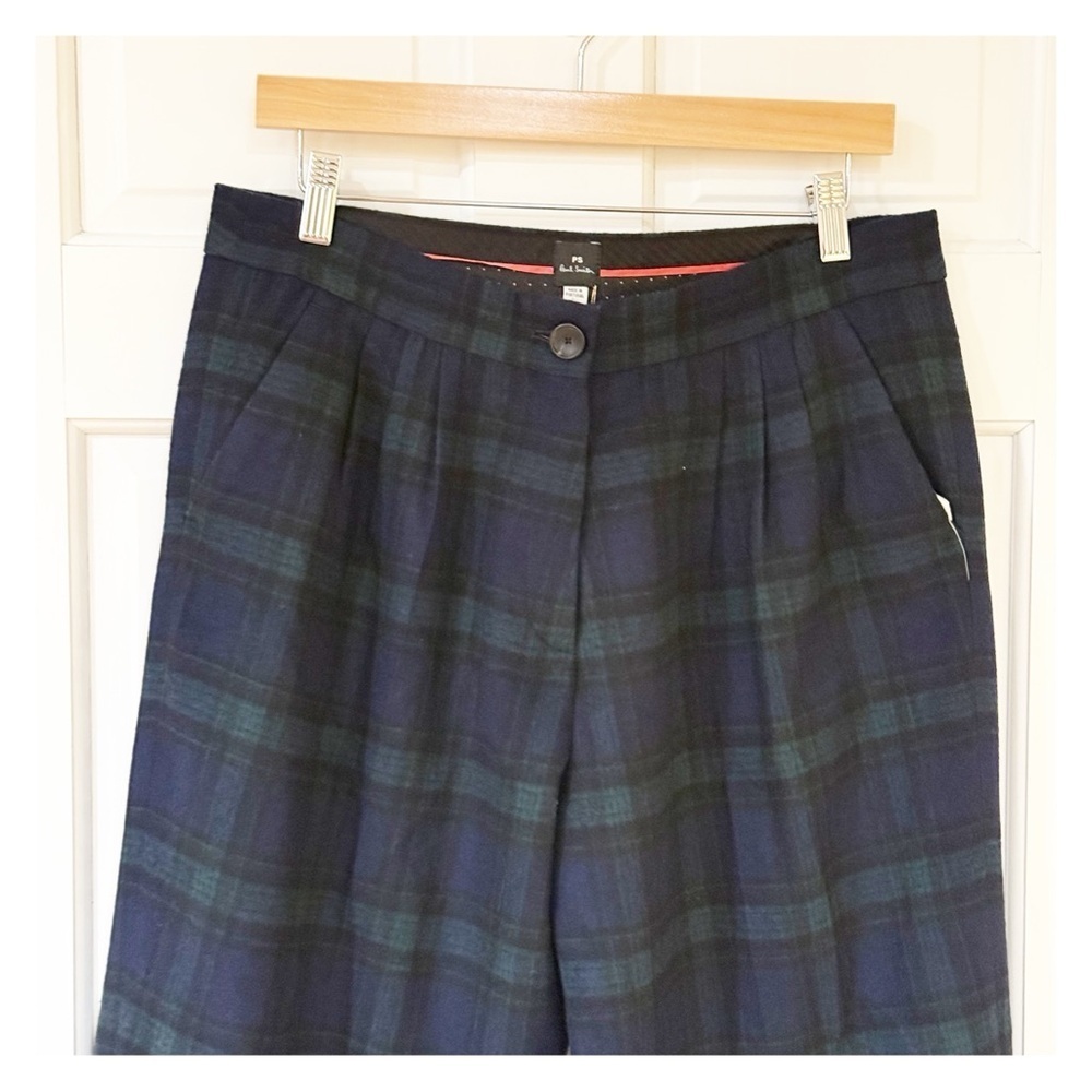 PS Paul Smith / Dress Pants / Green Plaid / size 44